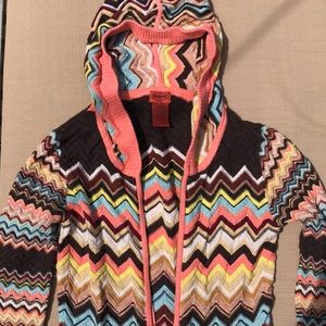 Missoni Girls Zip Up Sweater